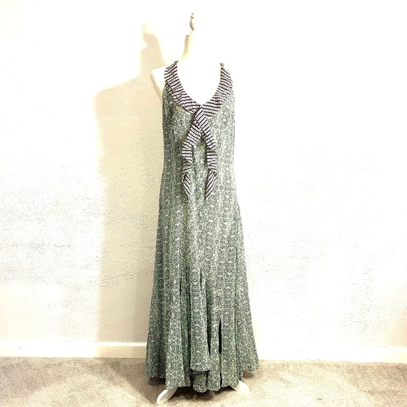open lace back dress Garden Party Goals Floral Corset A-Line Midi Dress main image 0